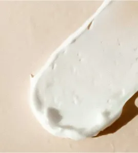 A spread of white cream on a table
